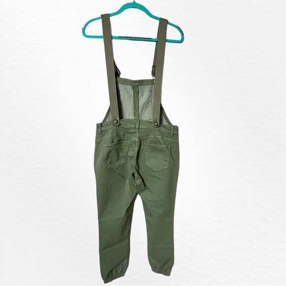 Cover Girl Women's Green Skinny Slim Fit Overall Jeans Size 13/14 New with Tags - Picture 4 of 12